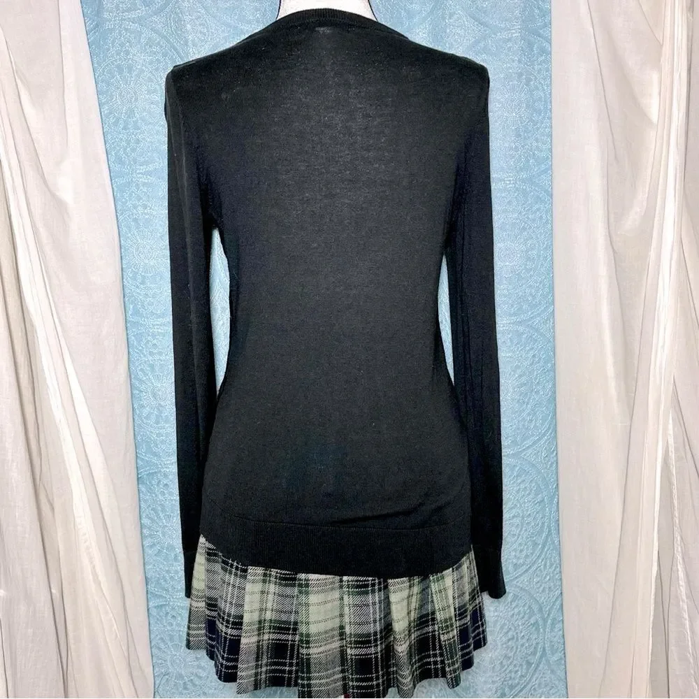 🌟 Banana Republic Mesh Polk a Dot Cardigan Sz M - Picture 5 of 5